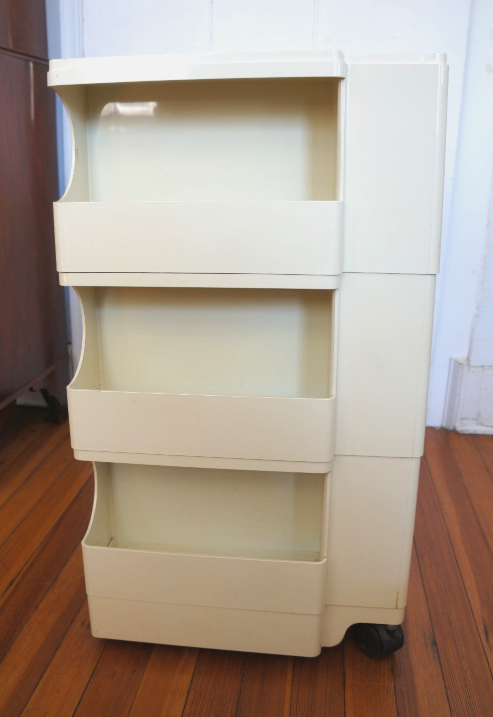 Joe Colombo 1970s Bieffeplast Iconic Original Boby Office Trolley ORGANIZER