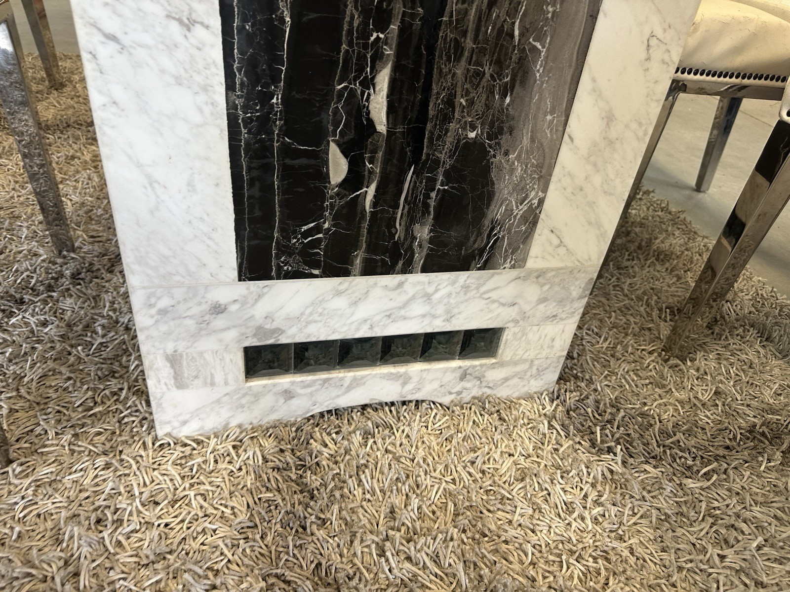 Solid Marble Table Top And Base