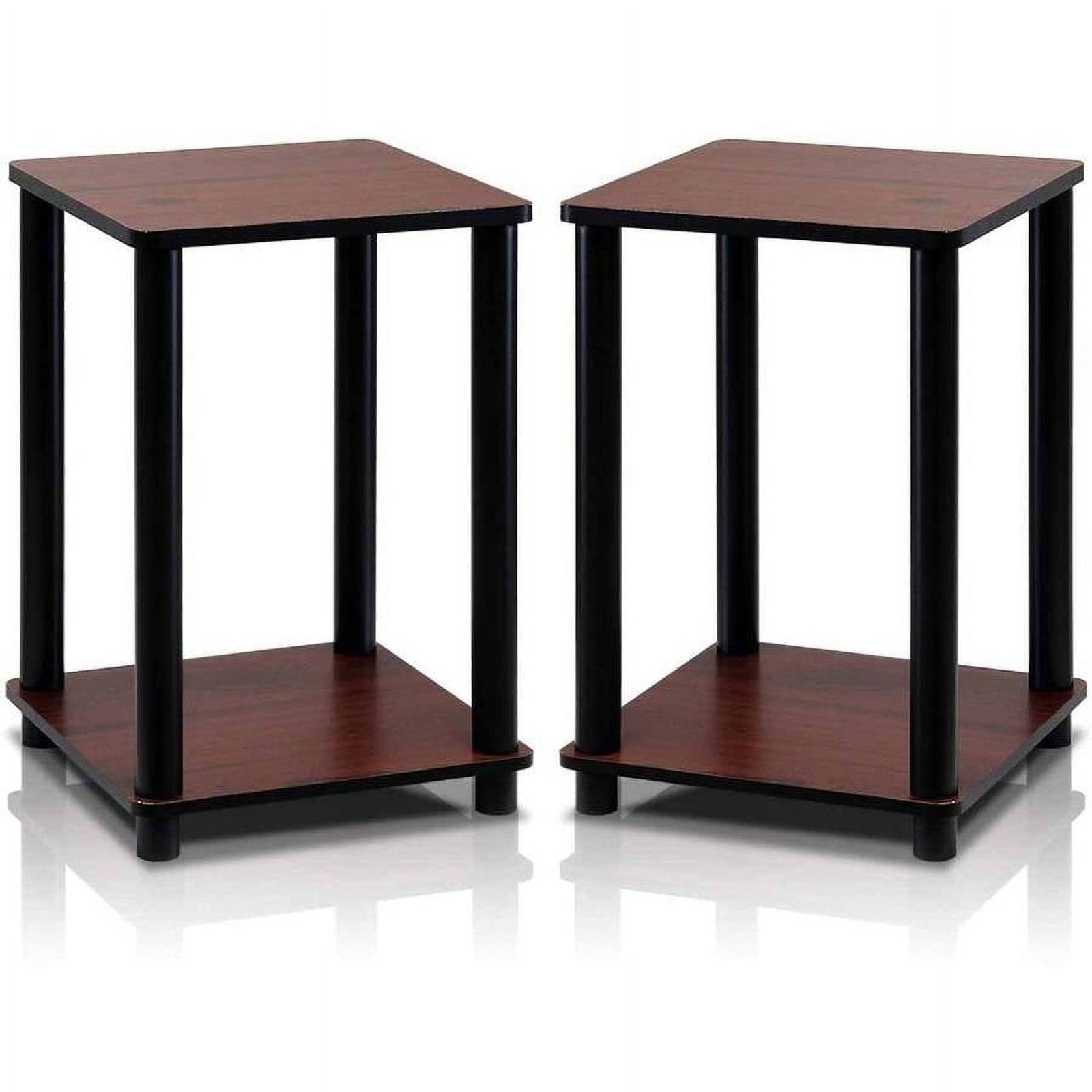 End Table Brown & Walnut W/ Easy Assembly & Versatile Use for Any Room