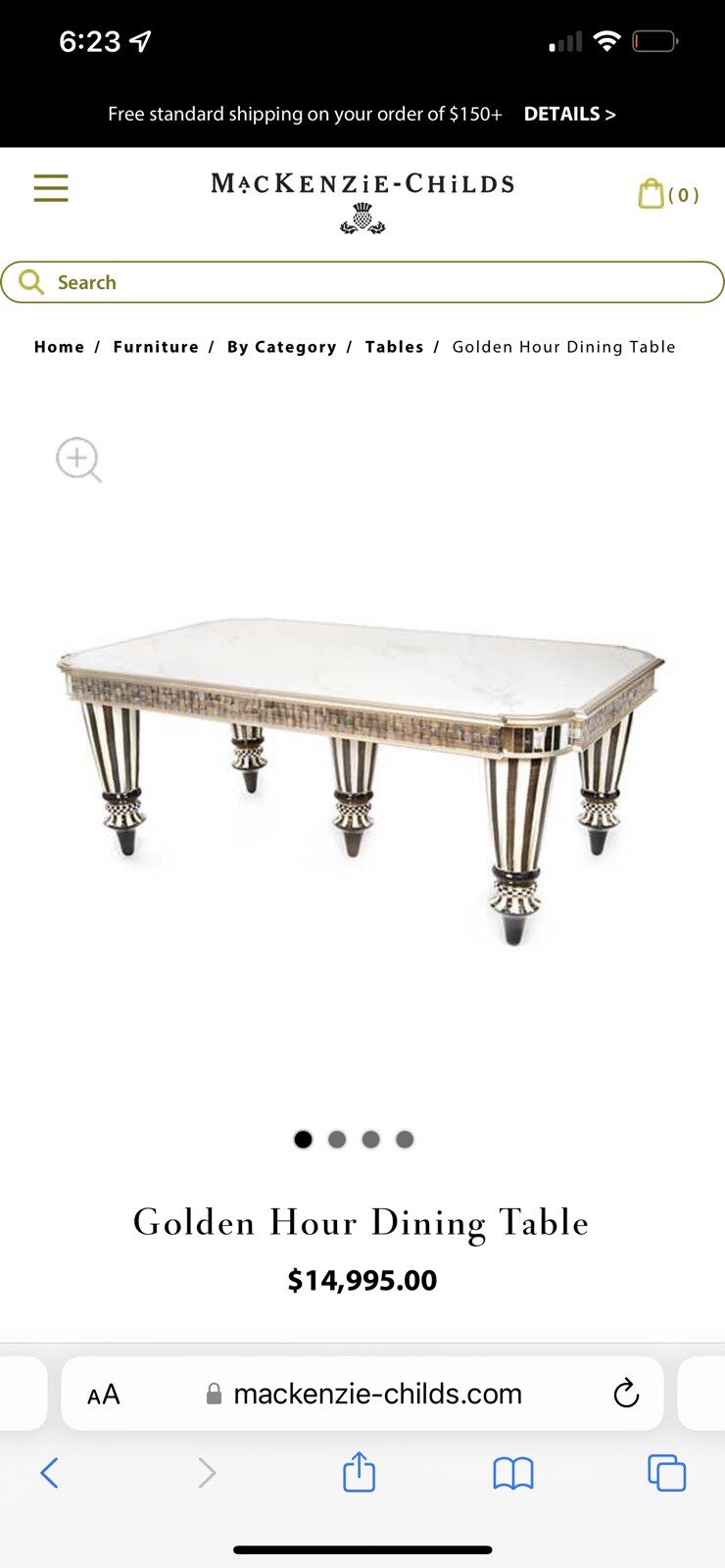 mackenzie childs Table