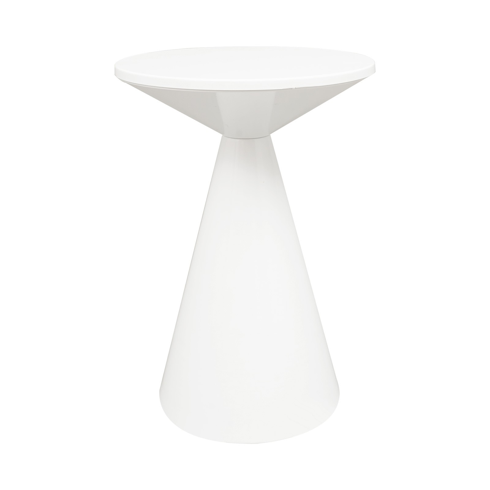 Living Room End Table White Modern Round Metal Coffee Table Home Decor Table