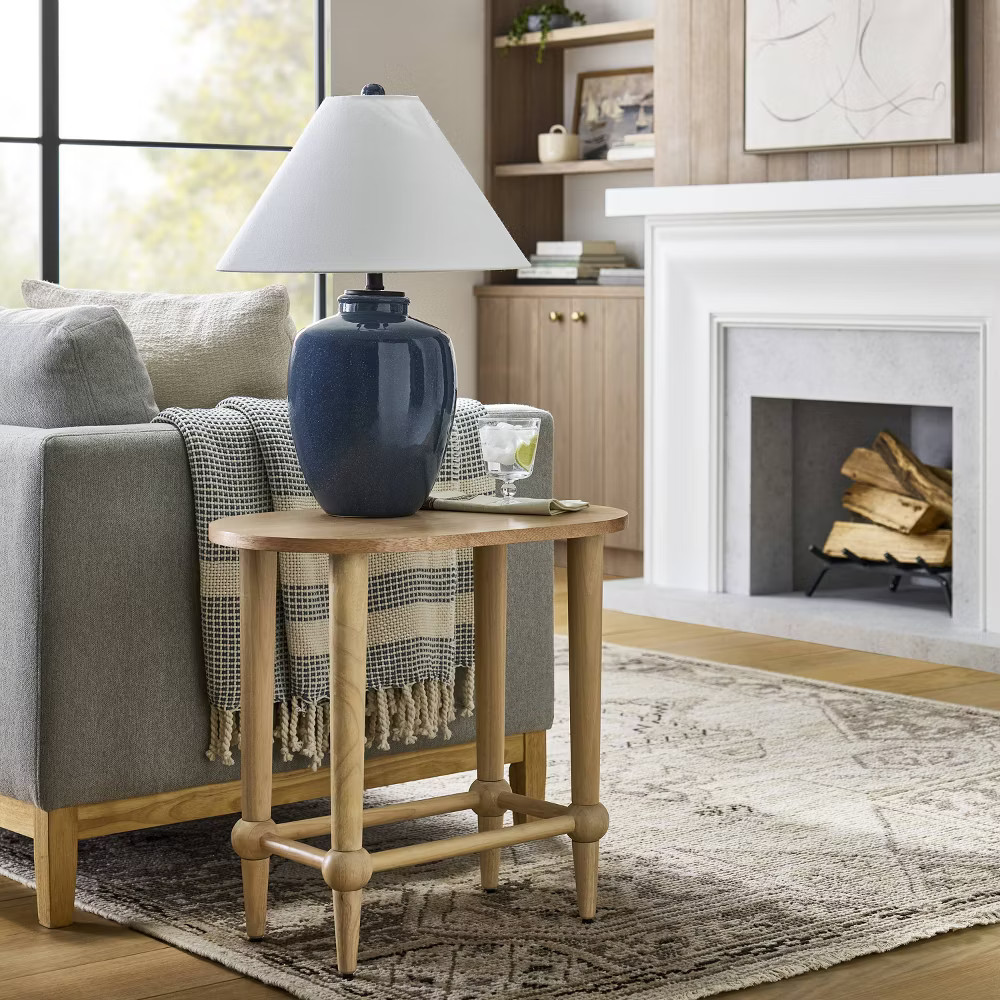 Darner Accent Table Natural Wood – Threshold designed with Studio McGee