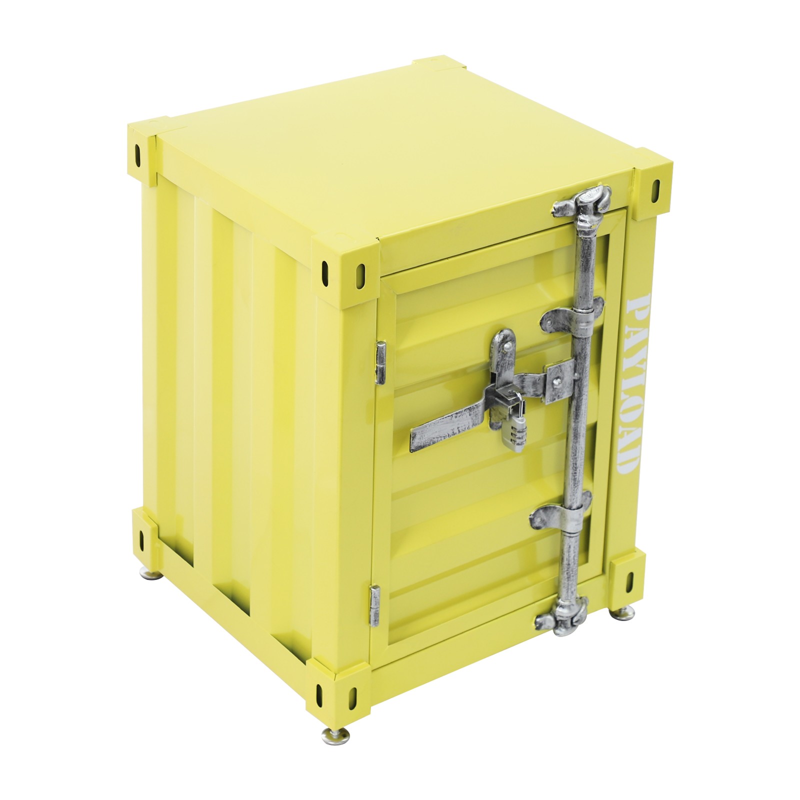 Industrial Tinplate Bedside Table Container Max 90kg Side Table Container Locker
