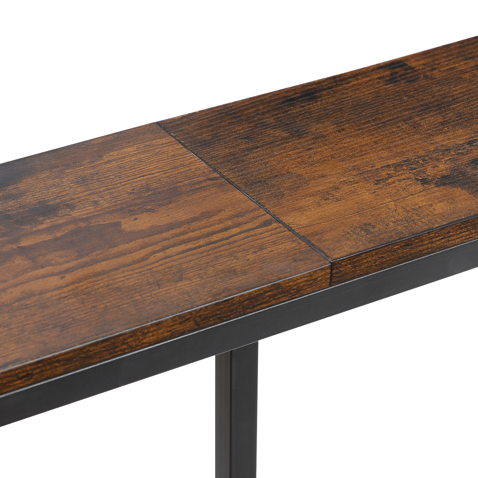 Console Table 71″ Narrow Sofa Table Industrial Entryway Table with Power Outlet