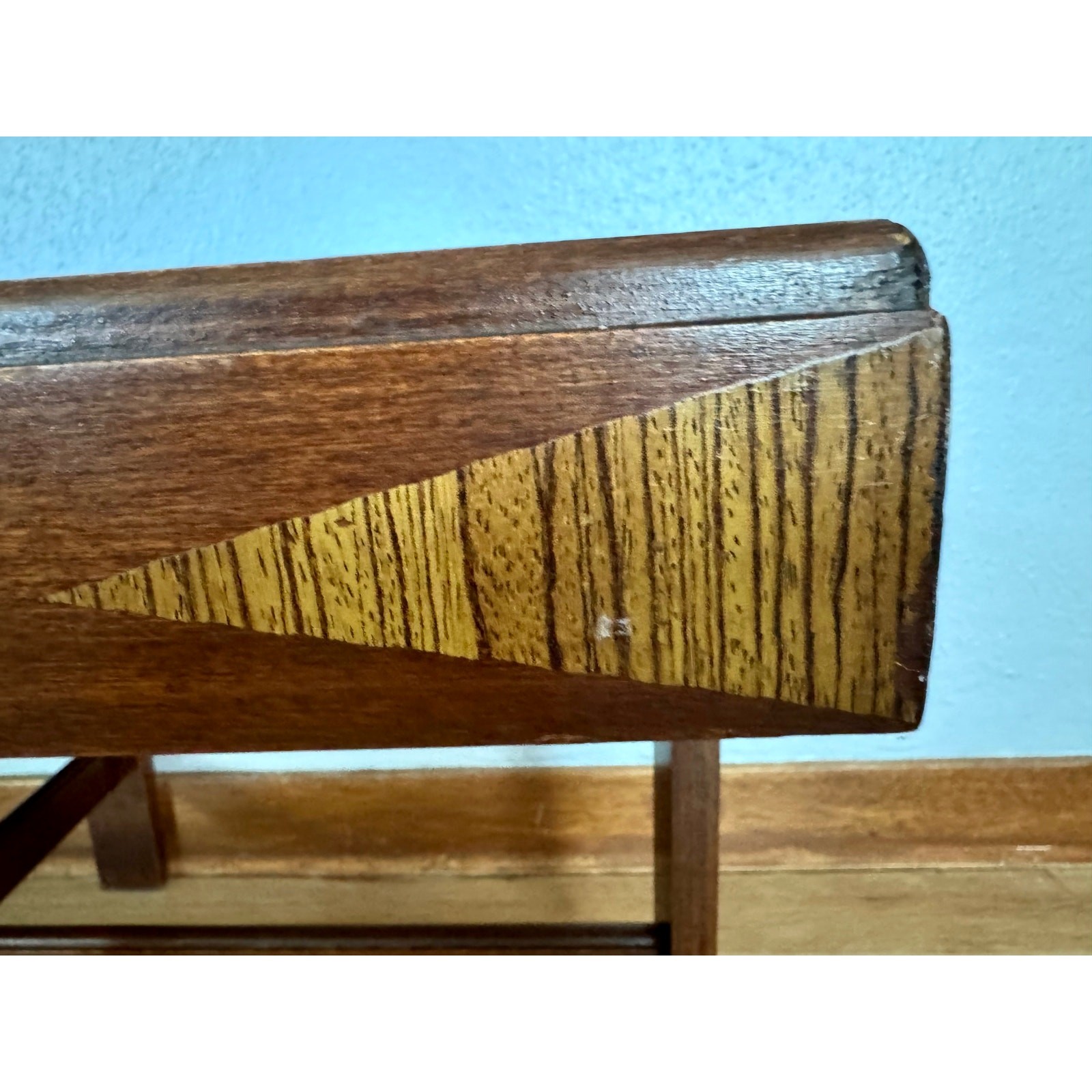 Art Deco Blue Mirror Coffee Table 1940s Hollywood Regency Cocktail Table