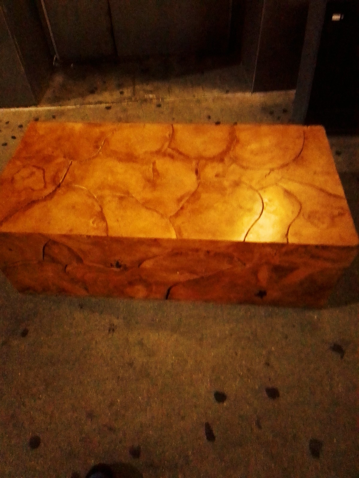 Teak Wood Coffee Table 47 3/16×31 1/2in Living Sofa Solid Furniture Natural