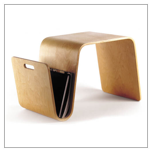 Offi Mag Table in Walnut, Birch; White, Red or Black HPL(high pressure laminate)