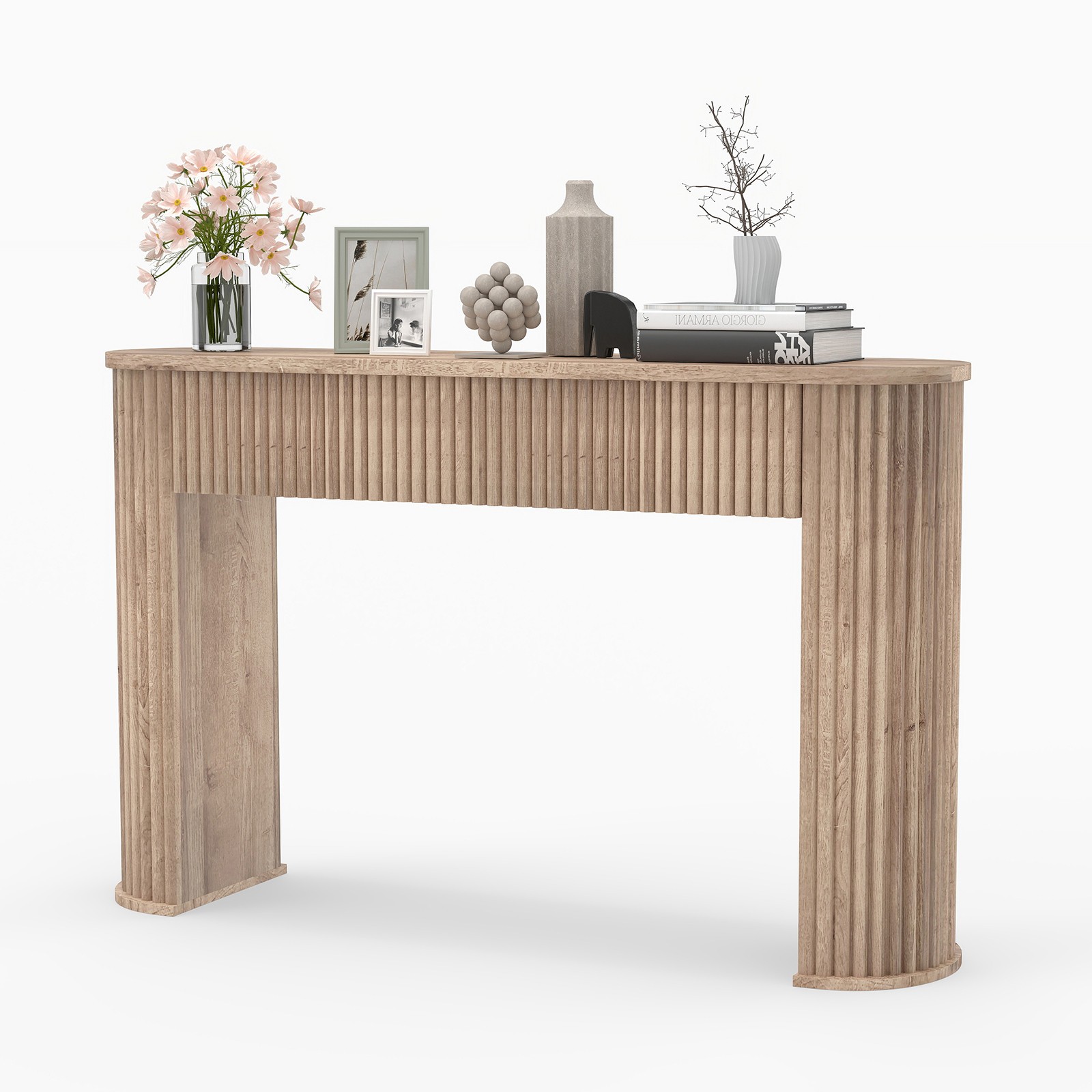 Console Table for Entryway, 47 Inch Farmhouse Sofa Table for Living Room