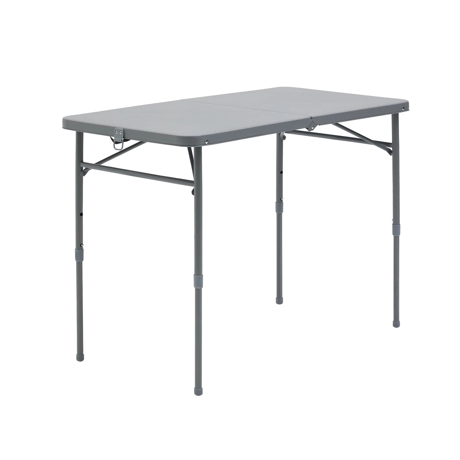 Mainstays 40″ Adjustable Height Centerfold Folding Table, Gray