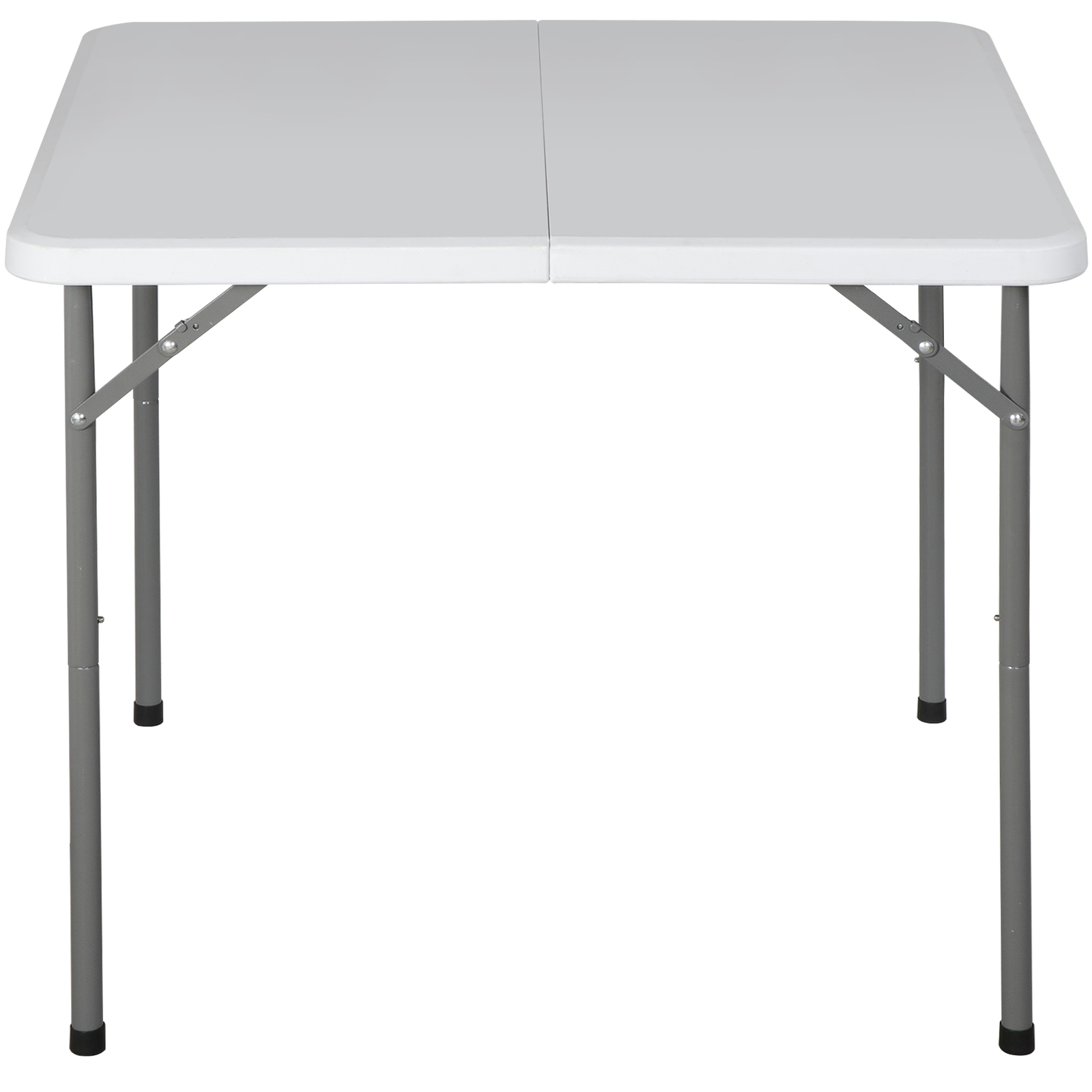 3 Foot Square Folding Card Table Indoor Outdoor Plastic Table w/Carrying Handle