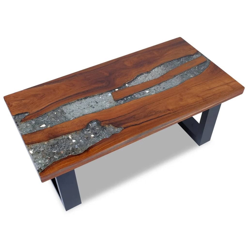 Coffee Table Teak Resin 39.4″x19.7