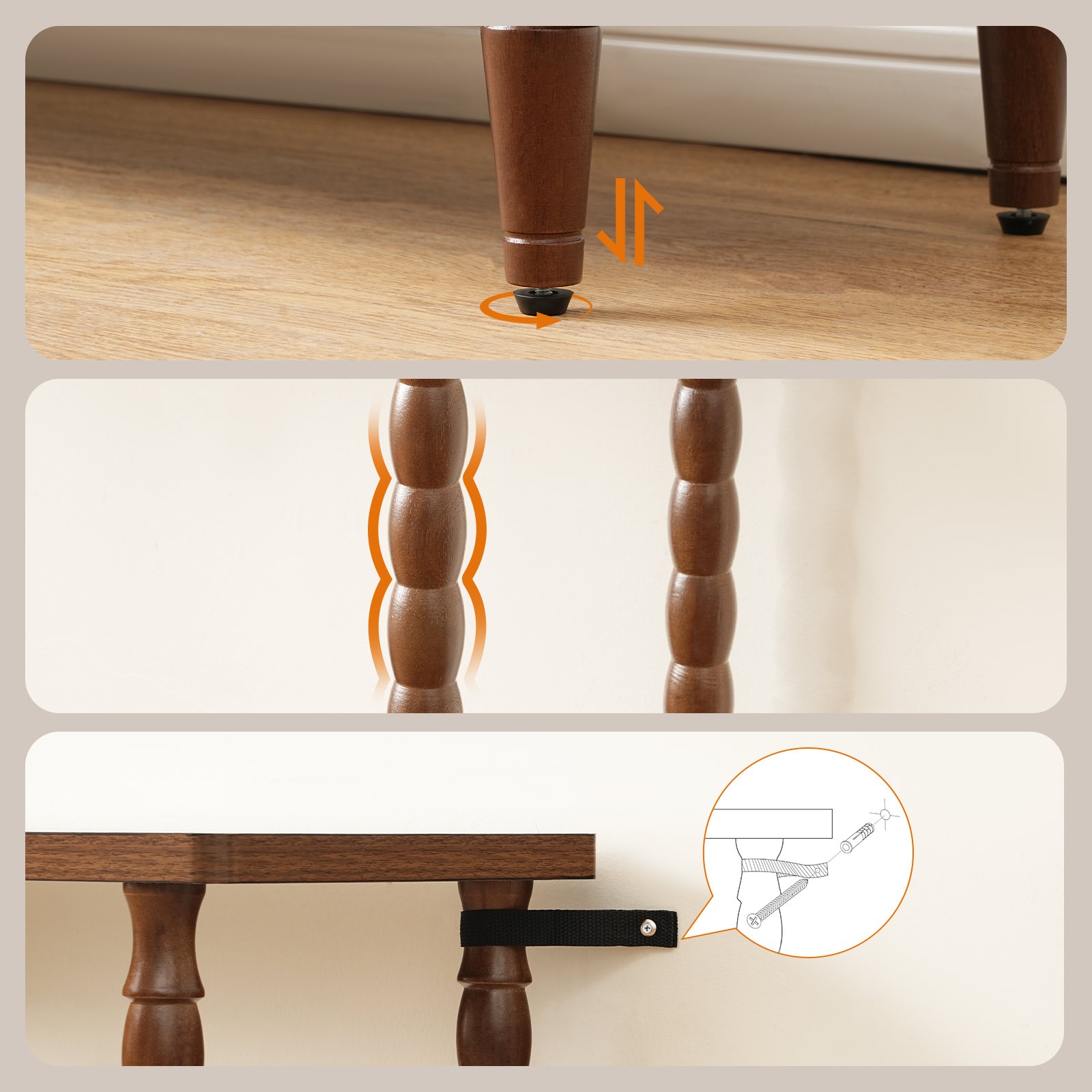 Console Table Entryway Table Display Table Sofa Table 39.4″ x 11.8″ x 29.9″