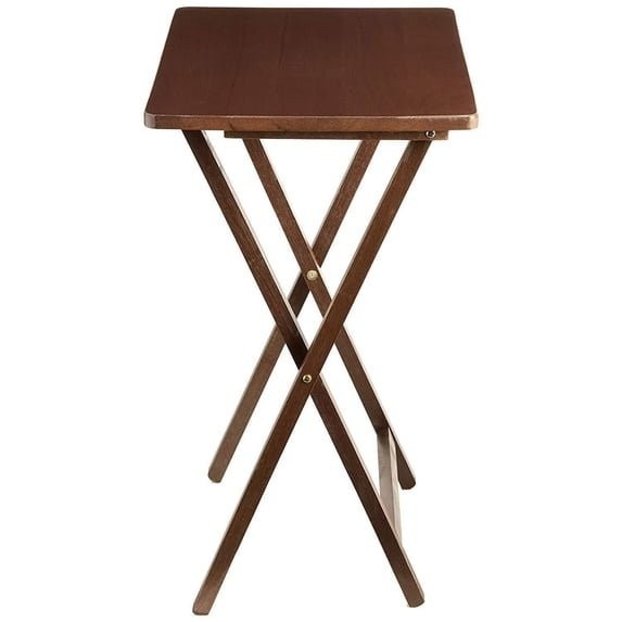Mainstays Rubberwood Folding TV Tray Table