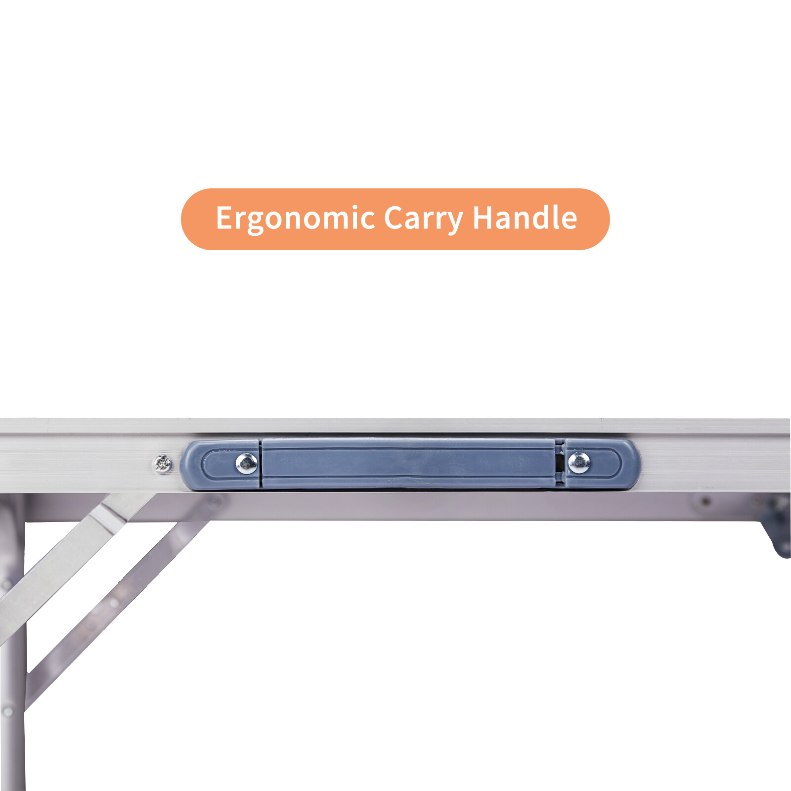 4Ft Portable Multipurpose Folding Table black
