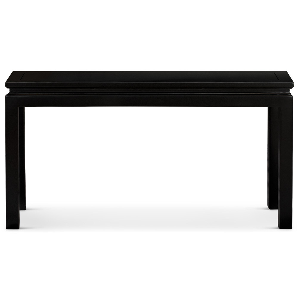US Seller – Black Elmwood Zen Style Asian Console Table
