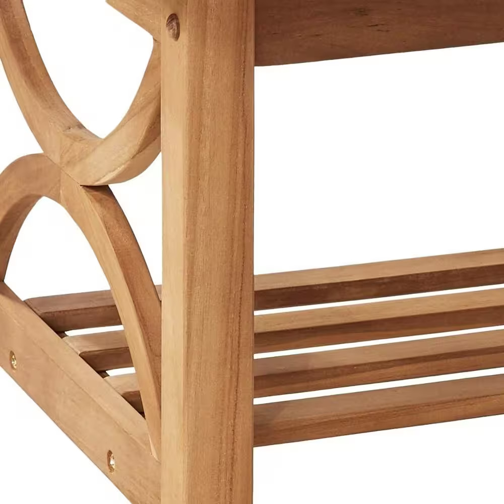 Kinsley Natural Teak Wood Outdoor Coffee Table