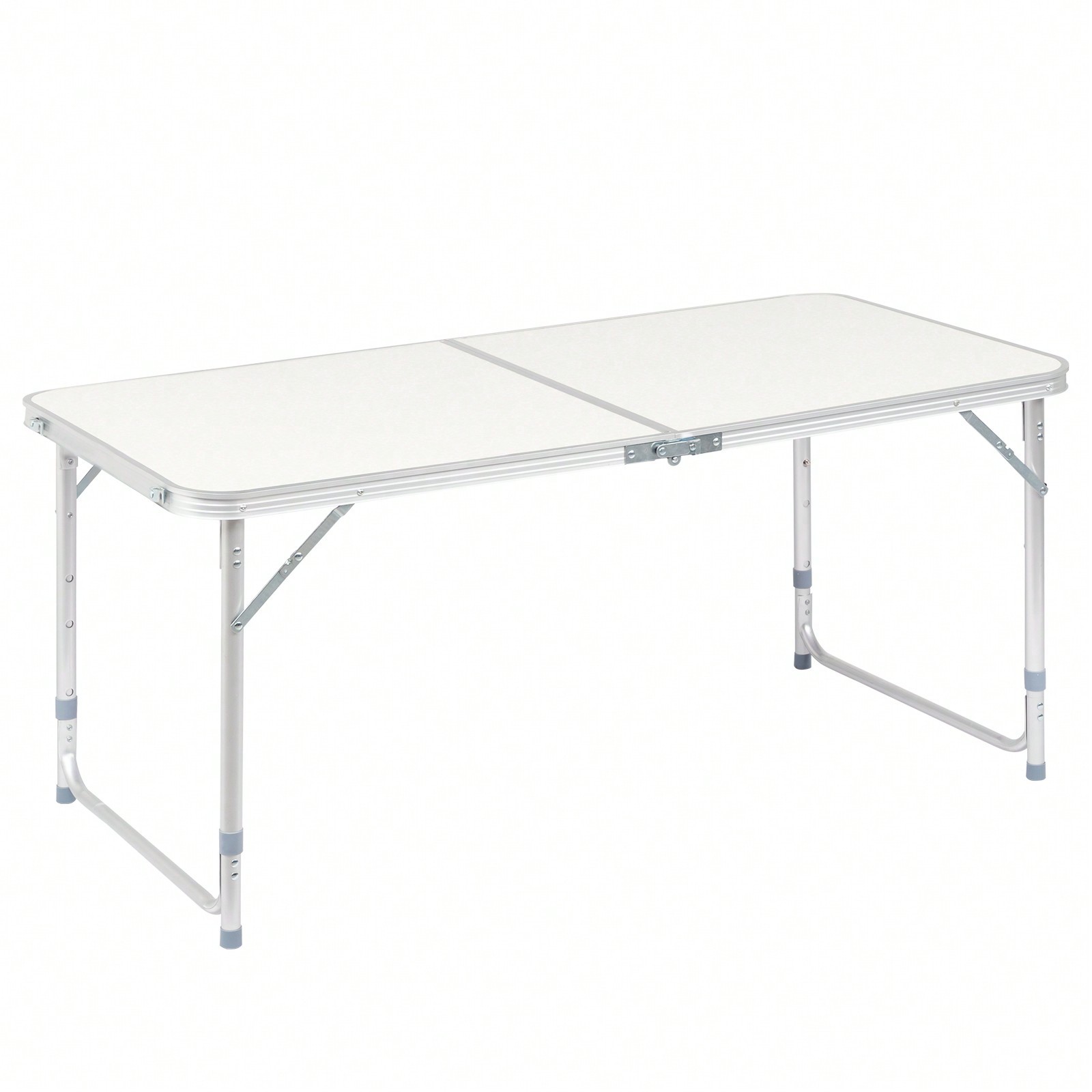SYMCAVE 120 X 60 X 70 4Ft Portable Multipurpose Folding Table White