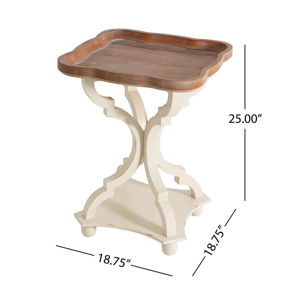 End Table(Natural+Black-69816new color)