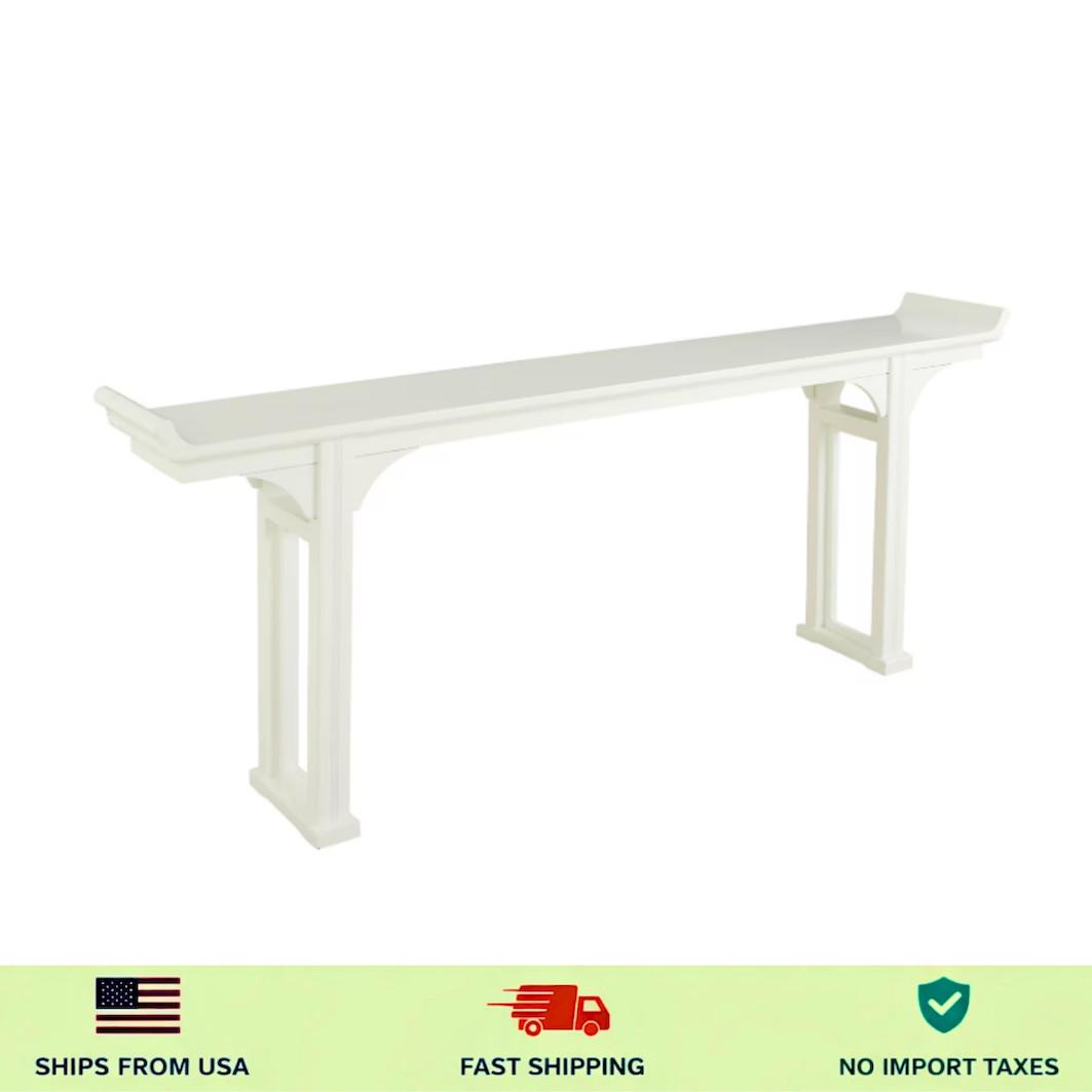 Ballard Designs Ananda Console Table – White