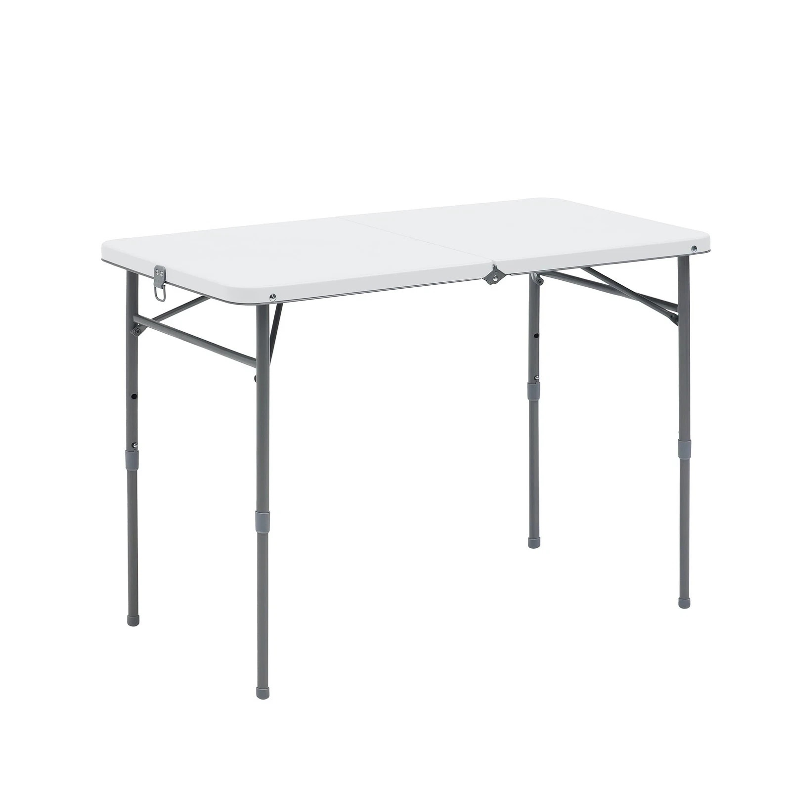 Mainstays 40″ Adjustable Height Centerfold Folding Table, White
