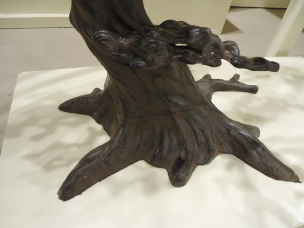 Cypress Tree Coffee Table Sculpture Rustic Nature Inspired ~ SPI Home 34116