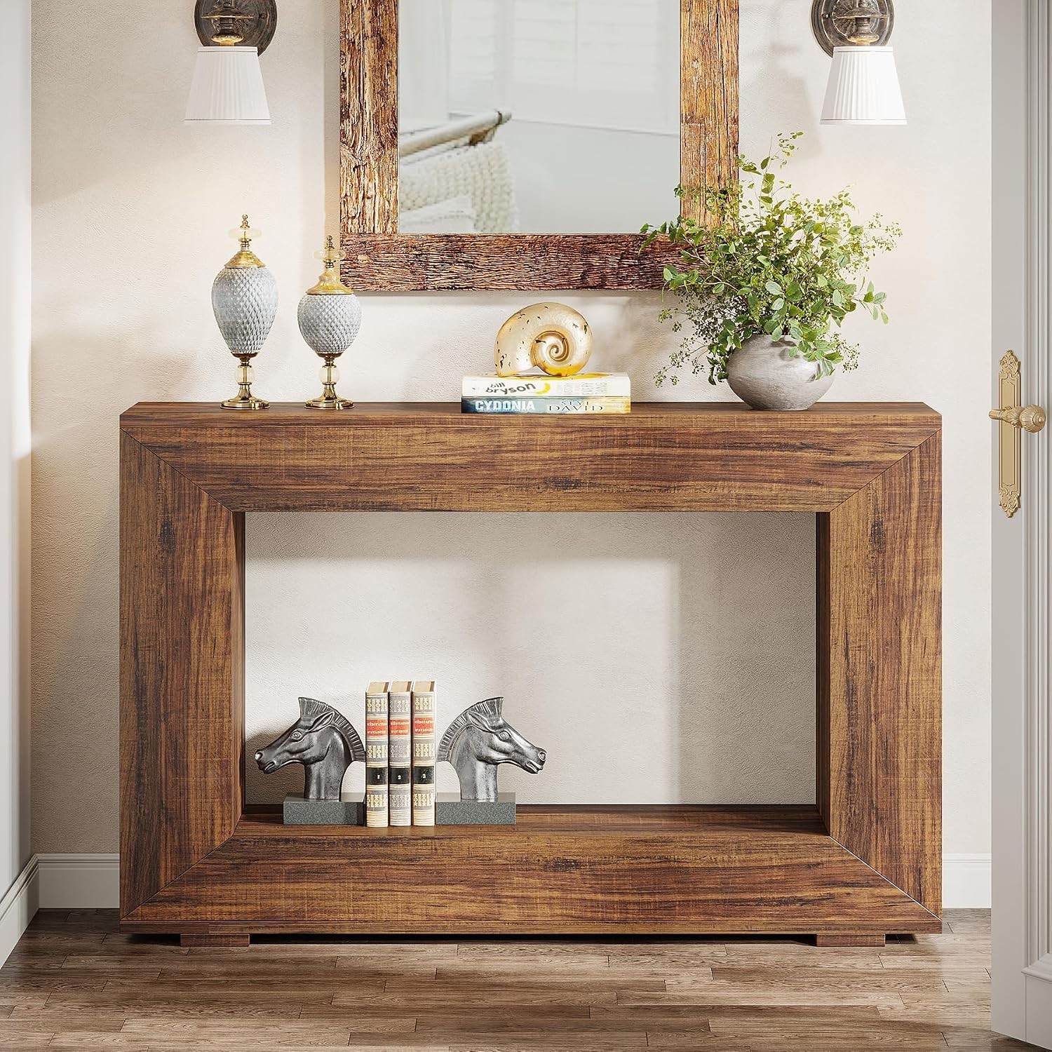 Tribesigns Farmhouse Console Table