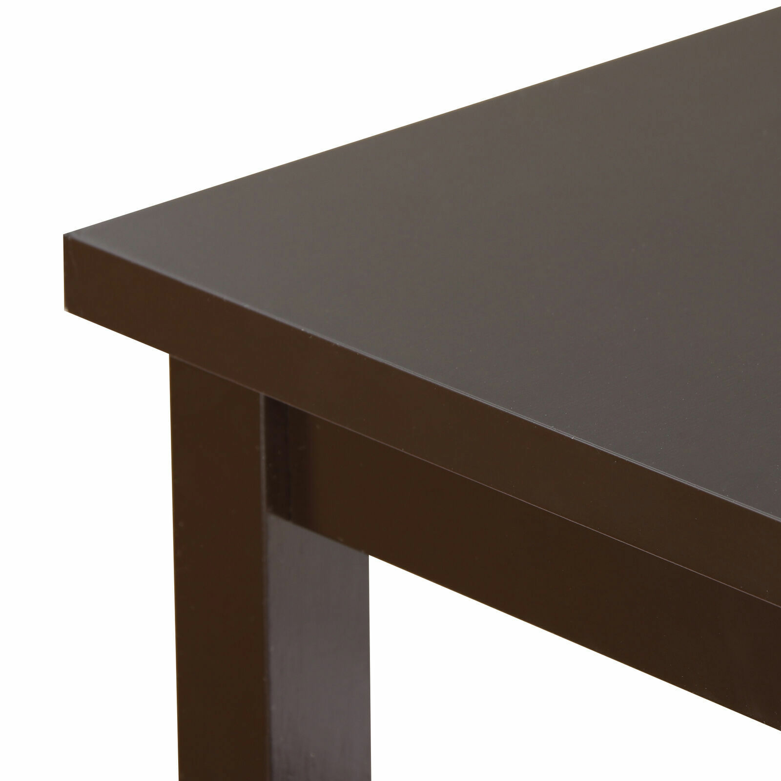 Double End Table with 2 Drawer and Storage Shelf Narrow X-Design Home Decor