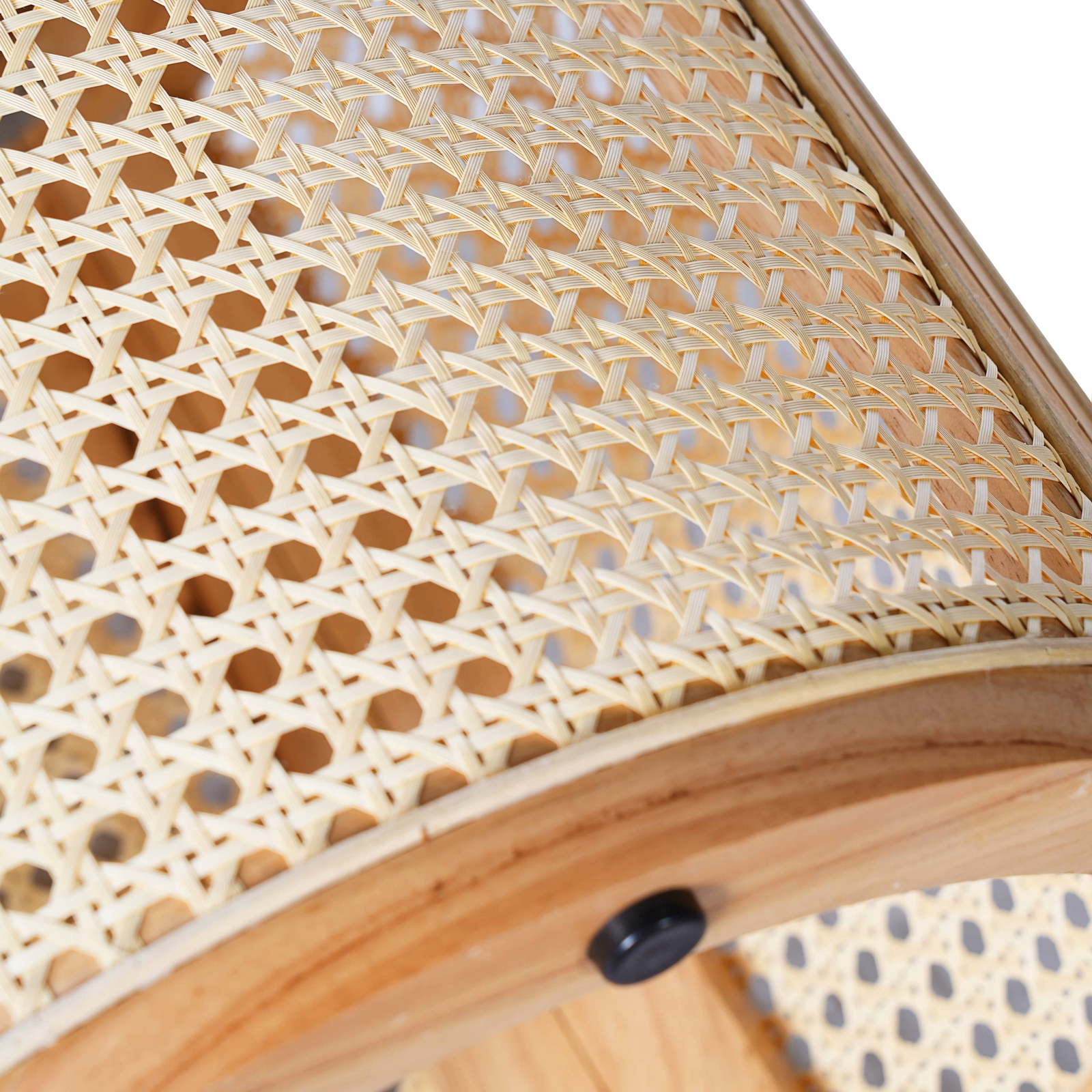 RUBBER SOLID WOOD SIDE TABLE,NATURAL COLOR
