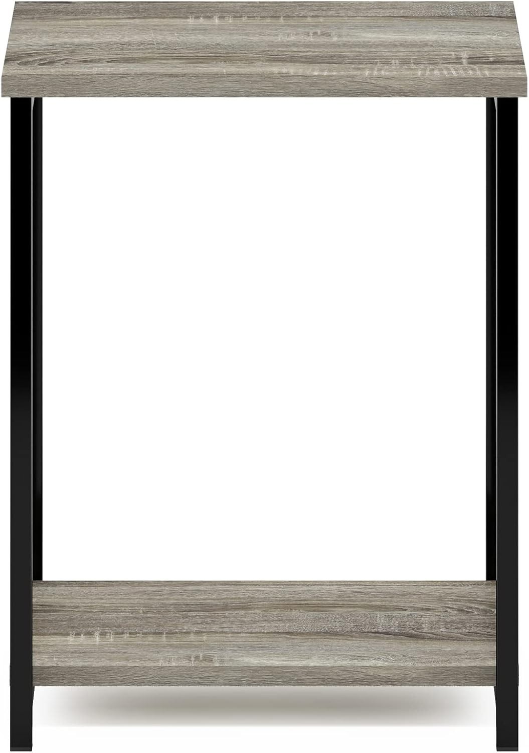 Modern French Oak Side Table with Metal Frame – Perfect for Any Room