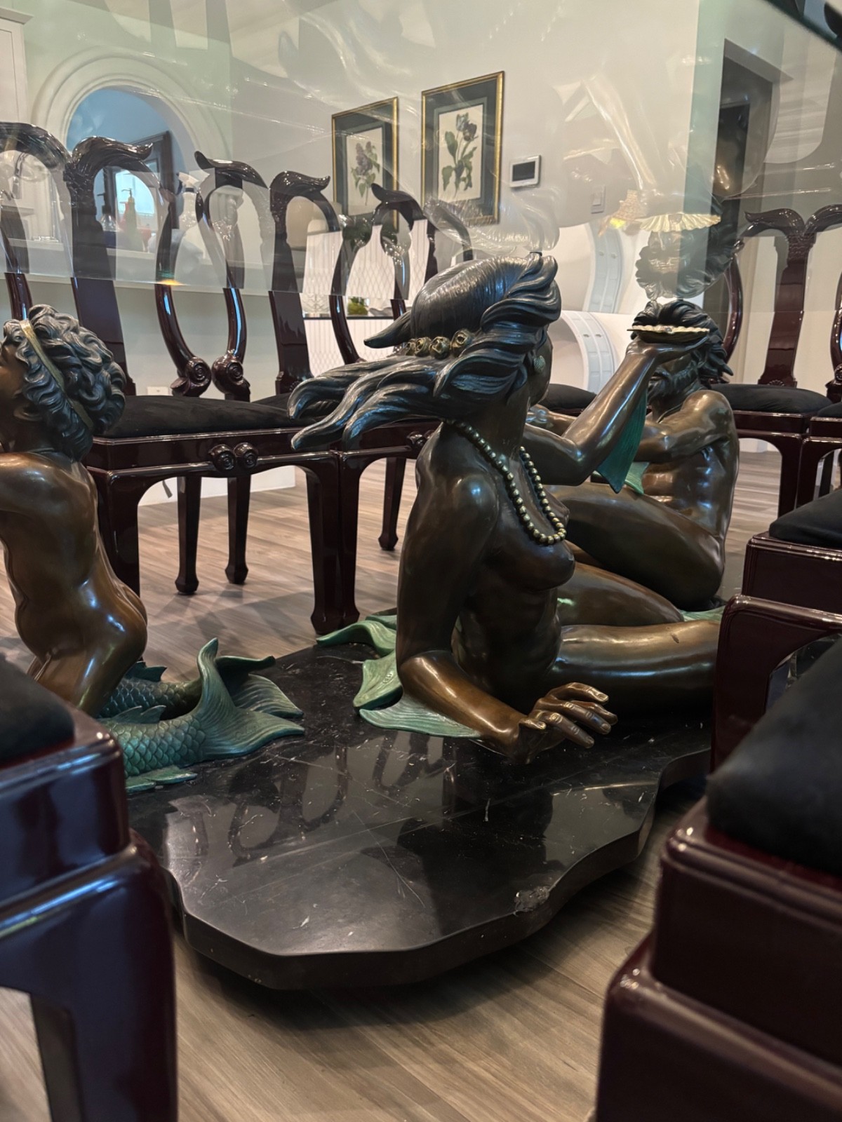 artwork by Mexican sculptor Carlos Espino called Atlantis