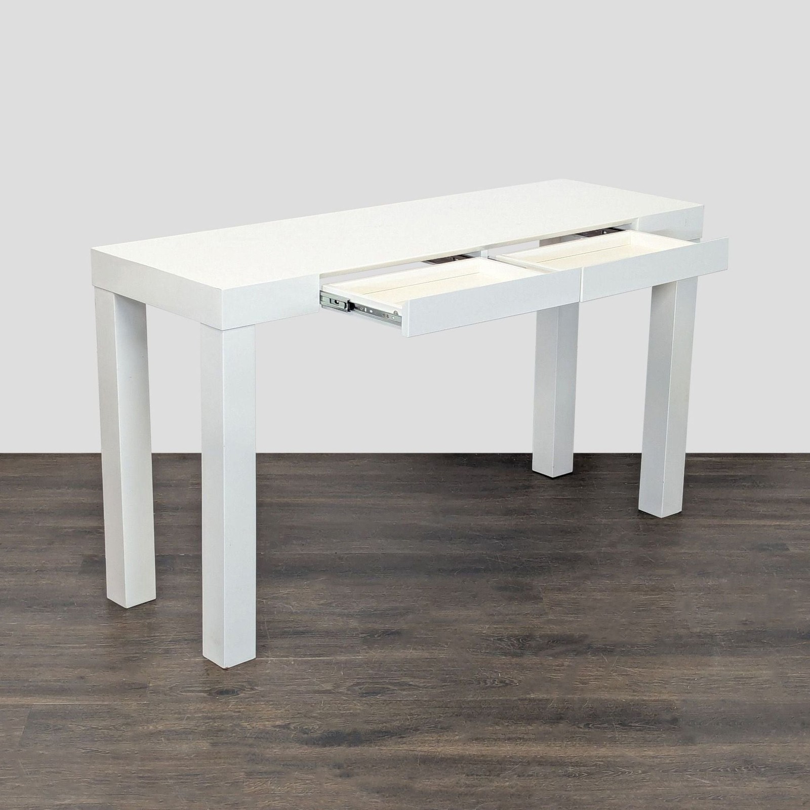 West Elm Parsons White Console