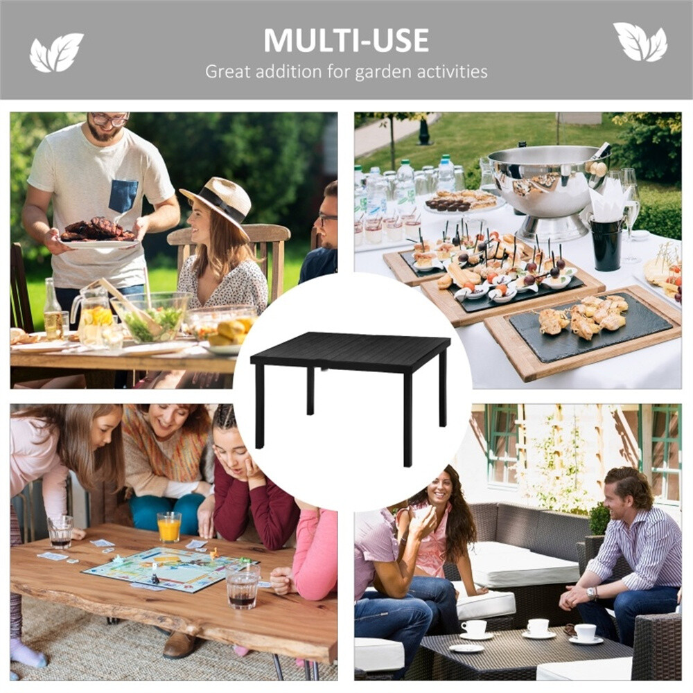 Outdoor Dining Table Adjustable Anti-slip Footpads for Stable A Table