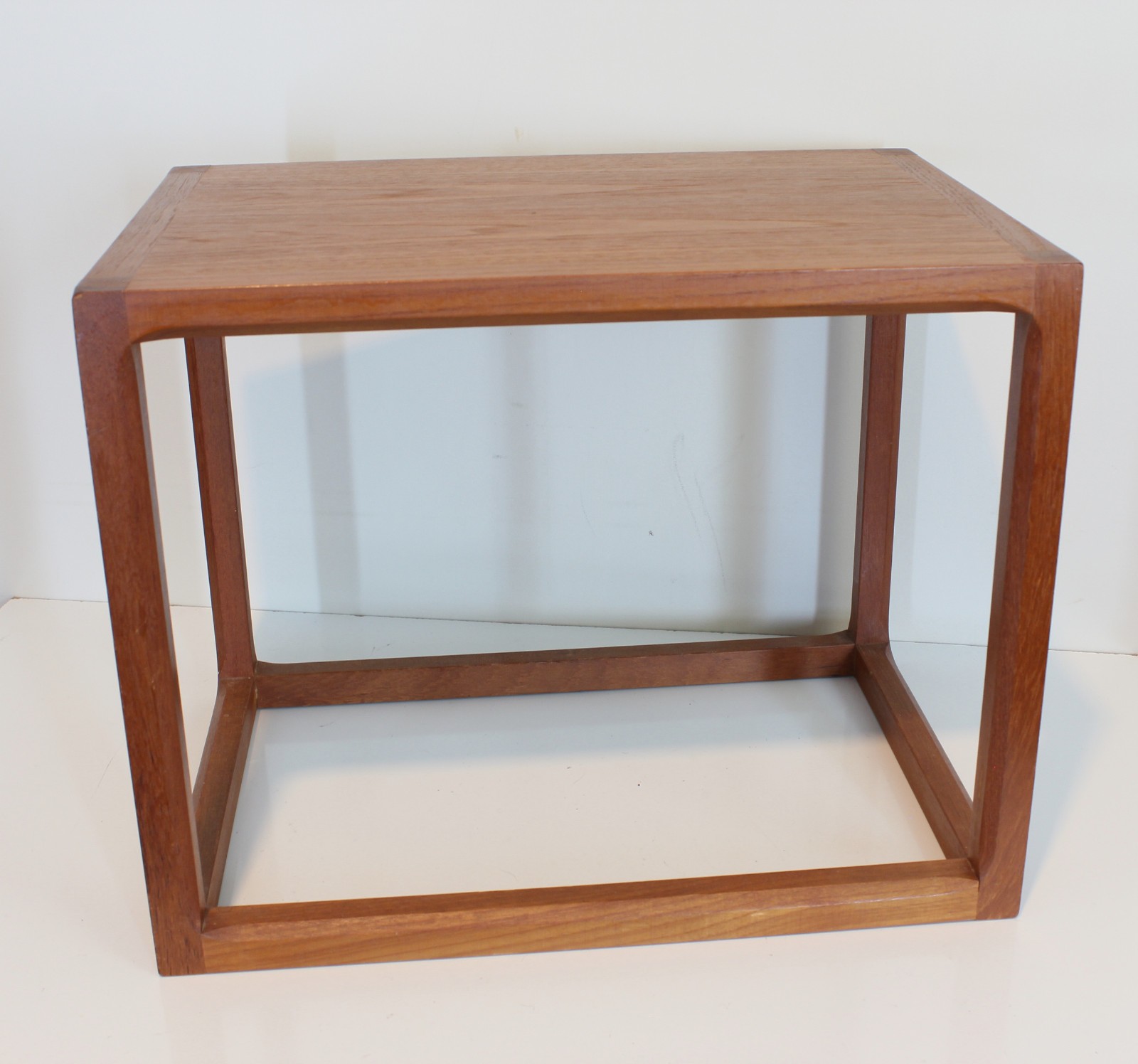 Kai Kristiansen Retro Danish Teak 60s Modern Nesting Tables Side (2) Pieces
