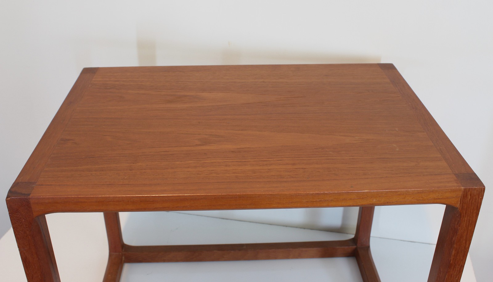 Kai Kristiansen Retro Danish Teak 60s Modern Nesting Tables Side (2) Pieces
