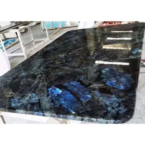 48″ x 24″ Labradorite Stones Table Top Counter Top Handmade Home Decor