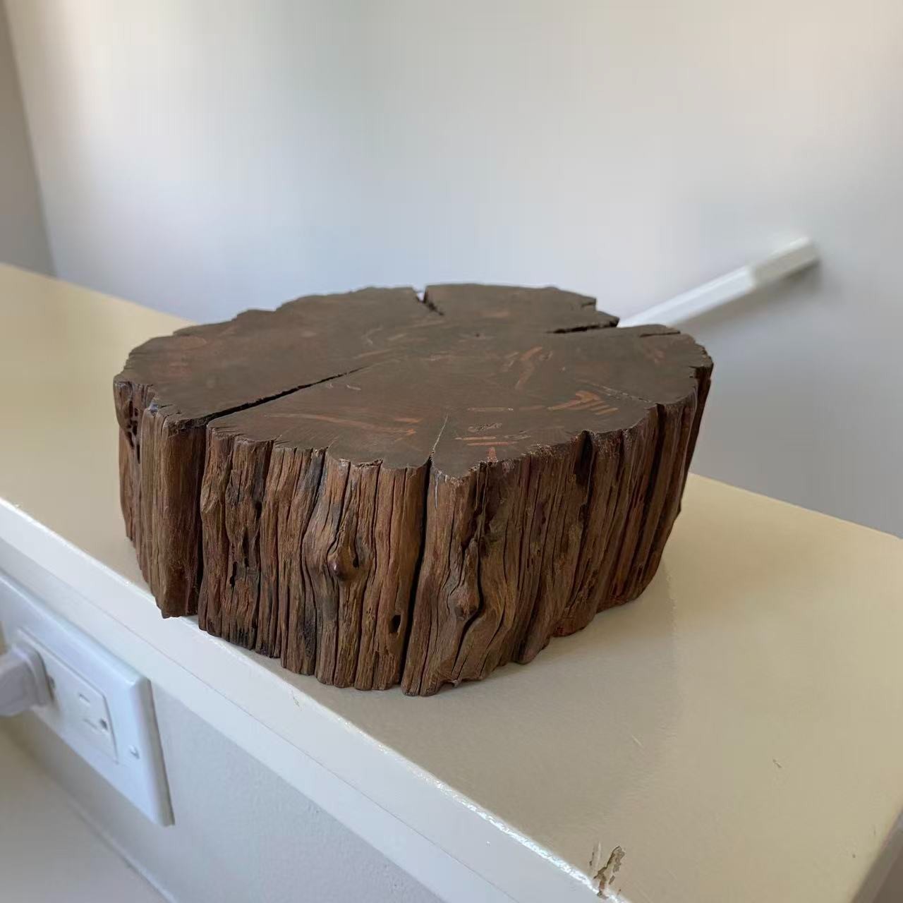 Wooden Stand, Solid teak wood Natural style, Perfect for Display/Plants/Crystals