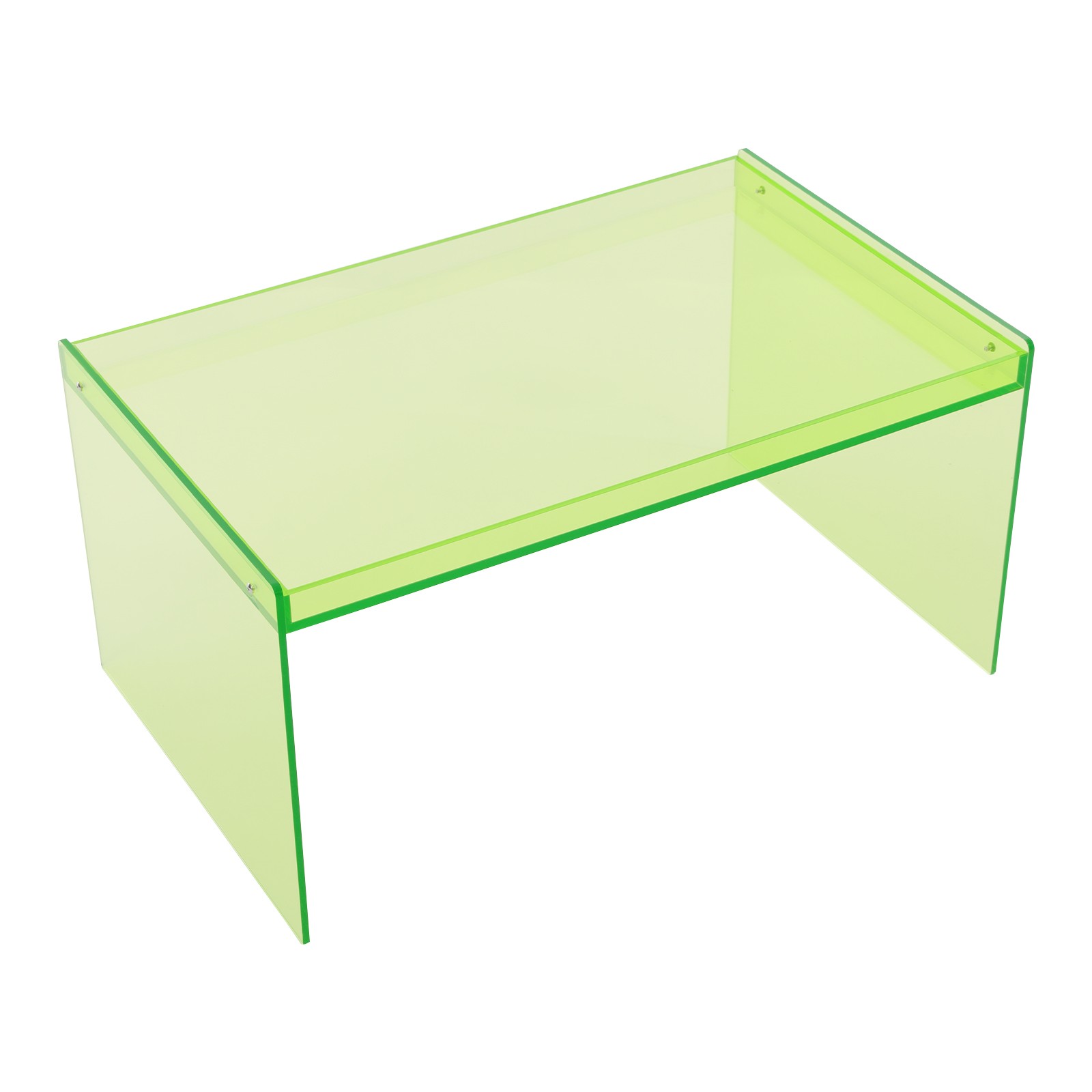 Acrylic Rectangle Coffee Table Modern Clear Table for Living Room Bedroom Office