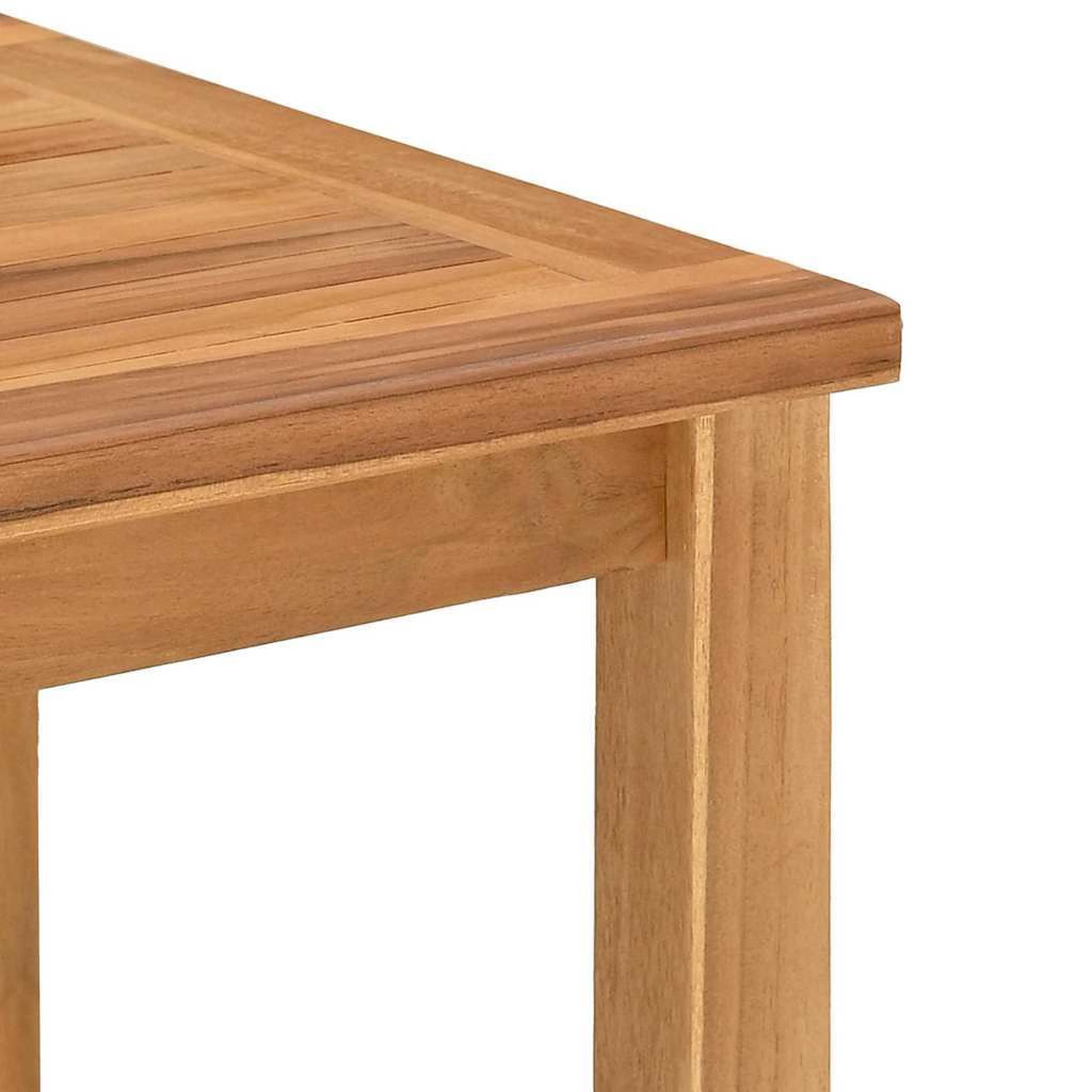 | Coffee Table | Brown 27.56 x 15.75 x 17.72 in Solid Teak Wood