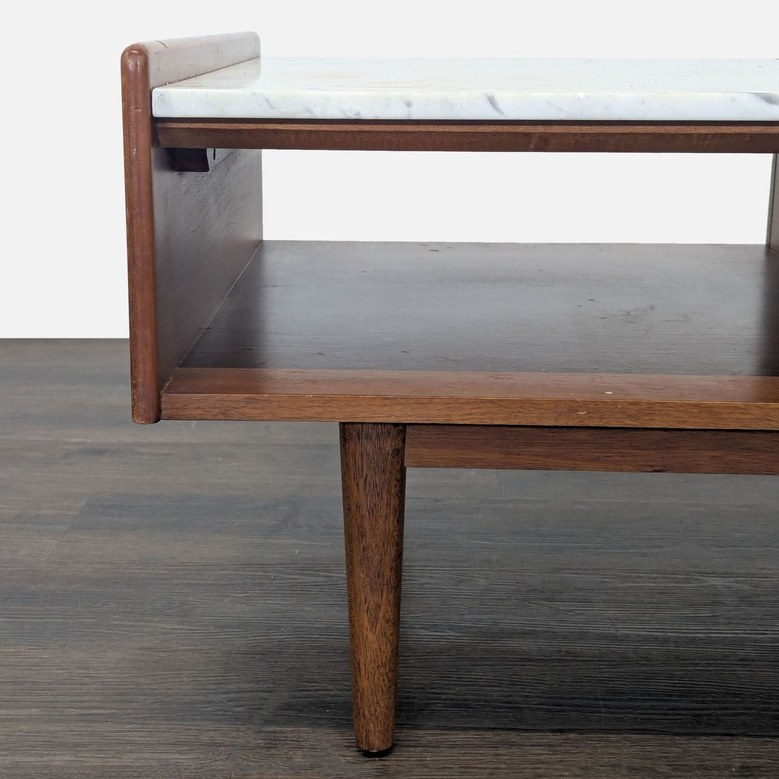 West Elm Marble & Wood Pop-UP Coffee Table