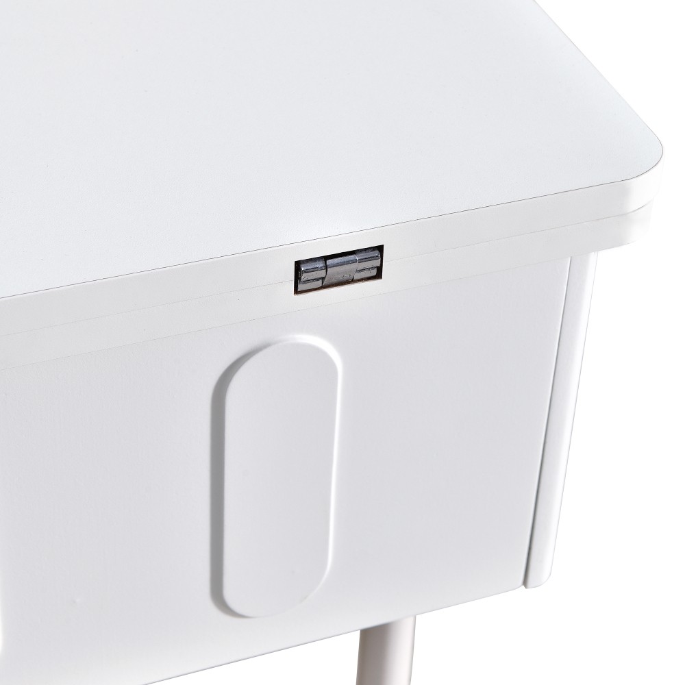 Coffee Table with Drawers, Foldable, Featuring Hidden Storage Compartments