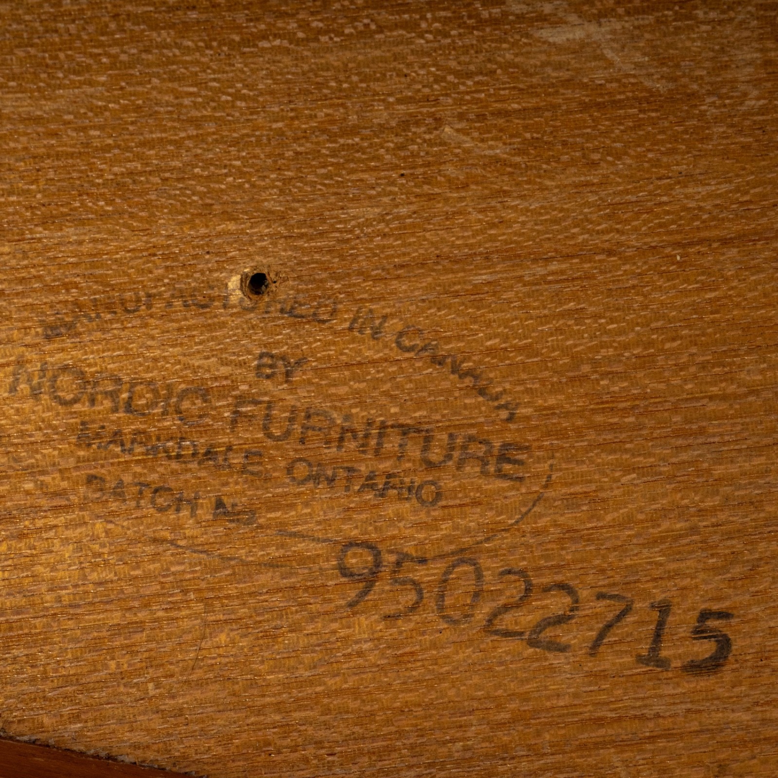 Vintage Solid Teak Danish Modern Coffee Table Nordic Furniture of Ontario MCM