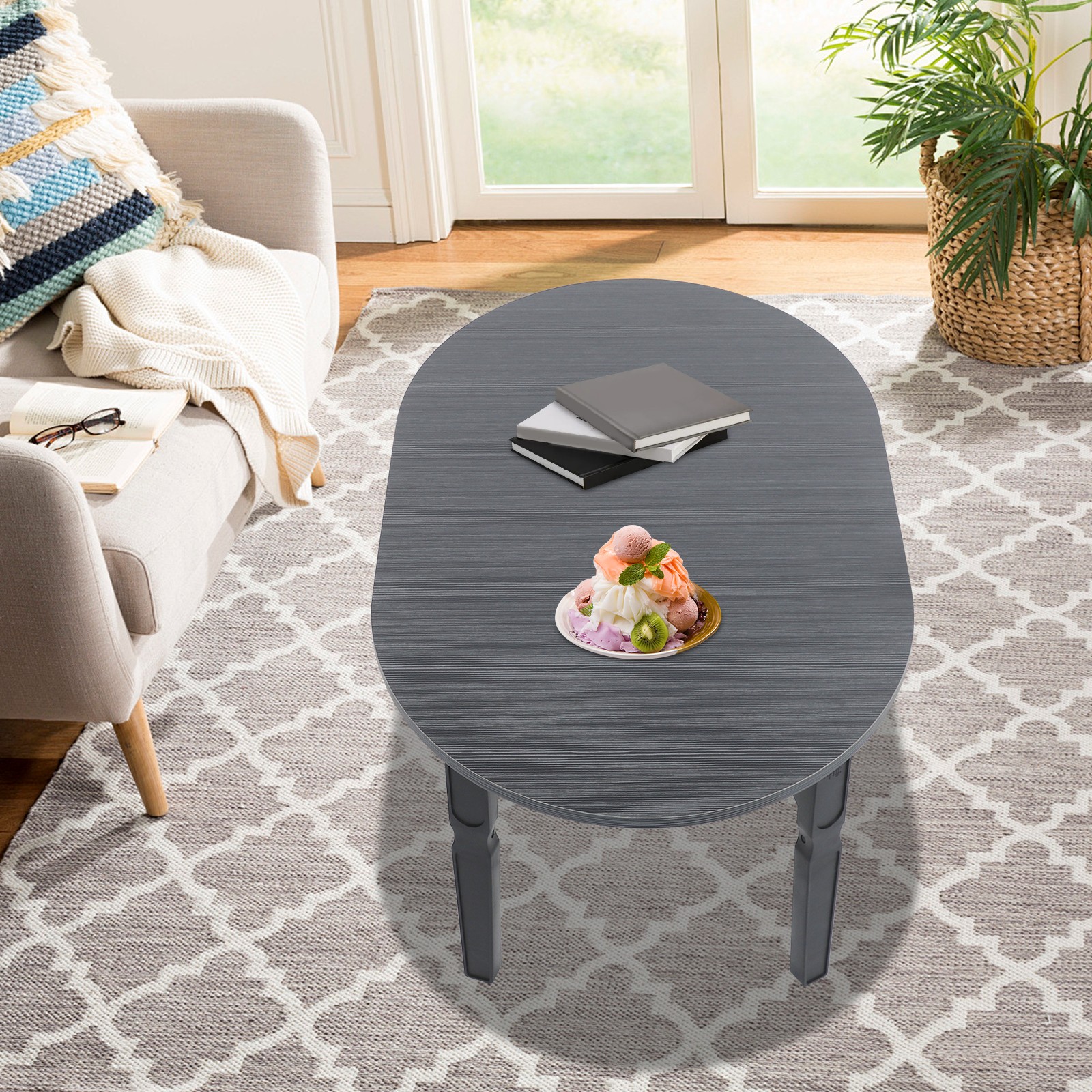 Portable Folding Coffee Table Foldable Small Coffee Table for Living Room