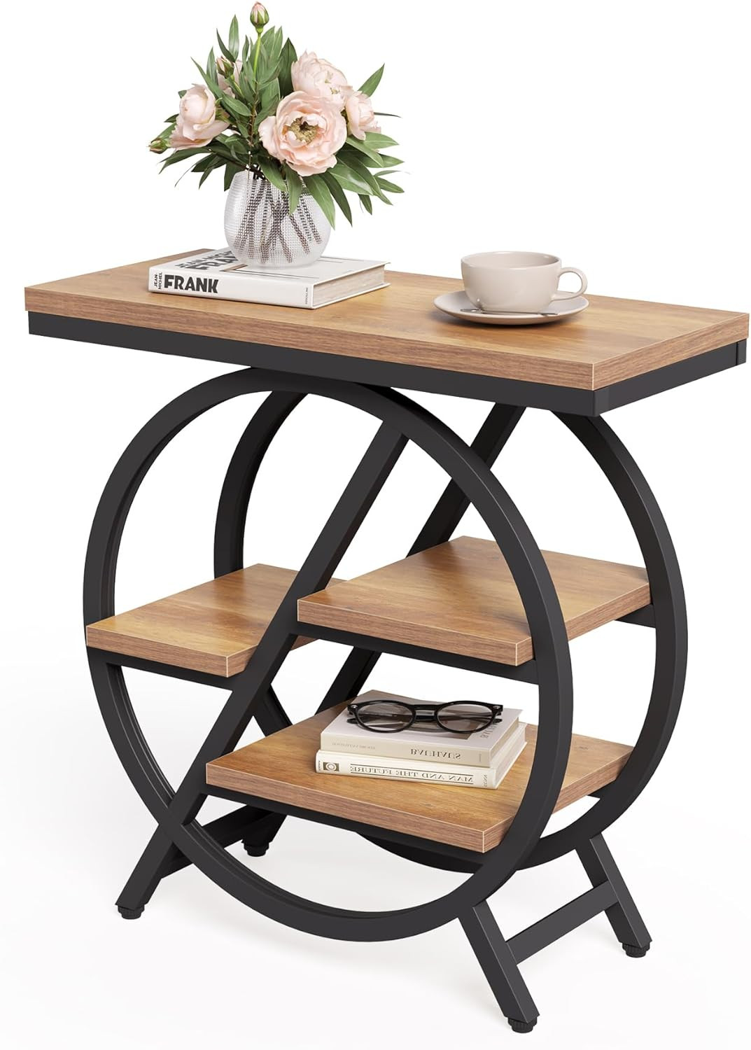 Narrow 4-Tier End Table – Modern Bedside & Side Table for Any Room