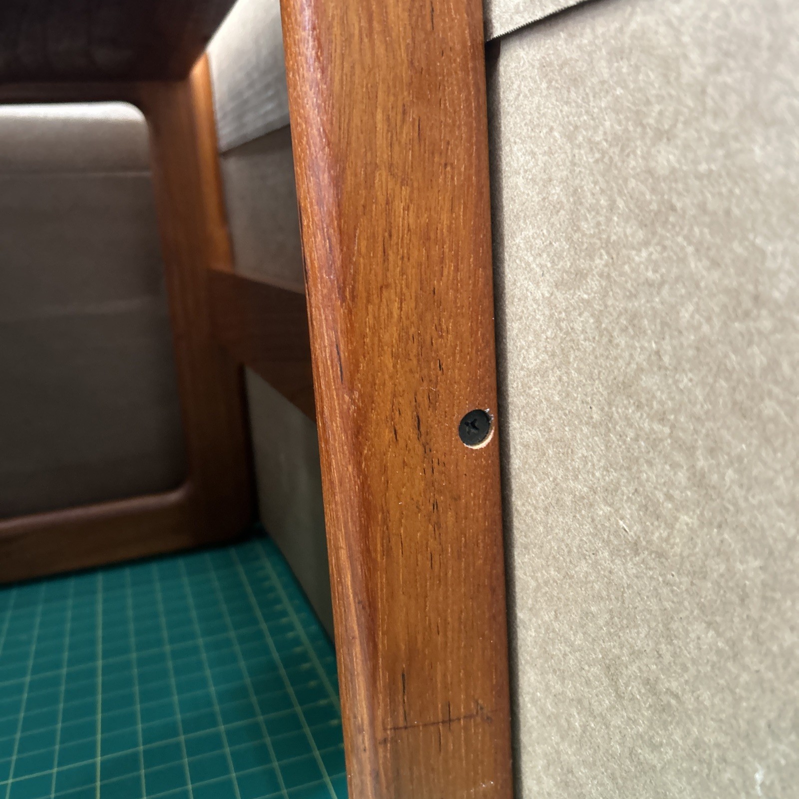 Set Of 3 Danish Wooden Teak Nesting Tables Mid-Century Modern 1970’s