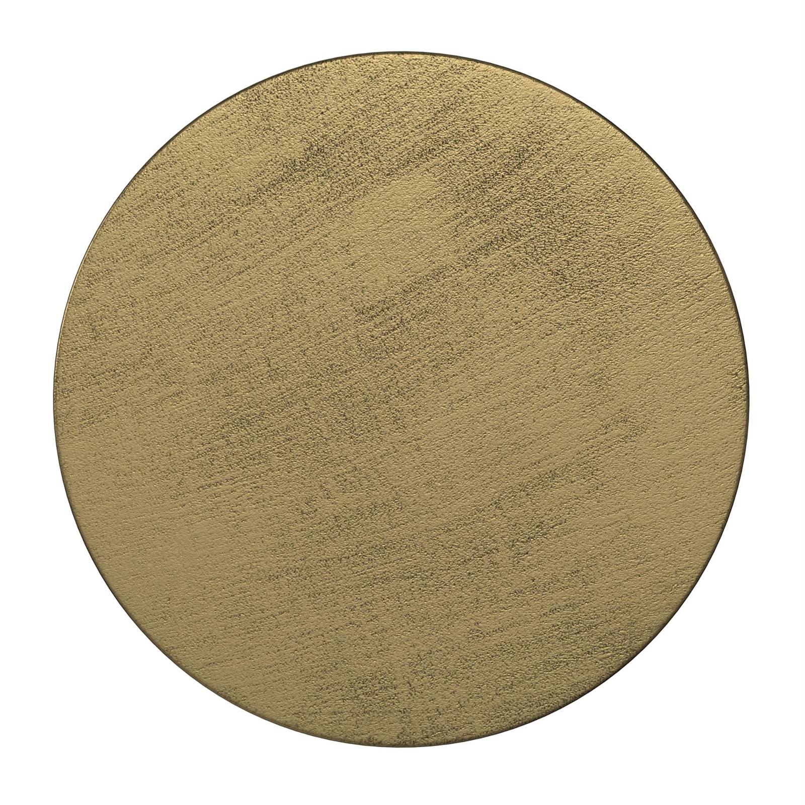 Maklaine Boho 15 ” Metal Large Accent Side Table in Antique Gold