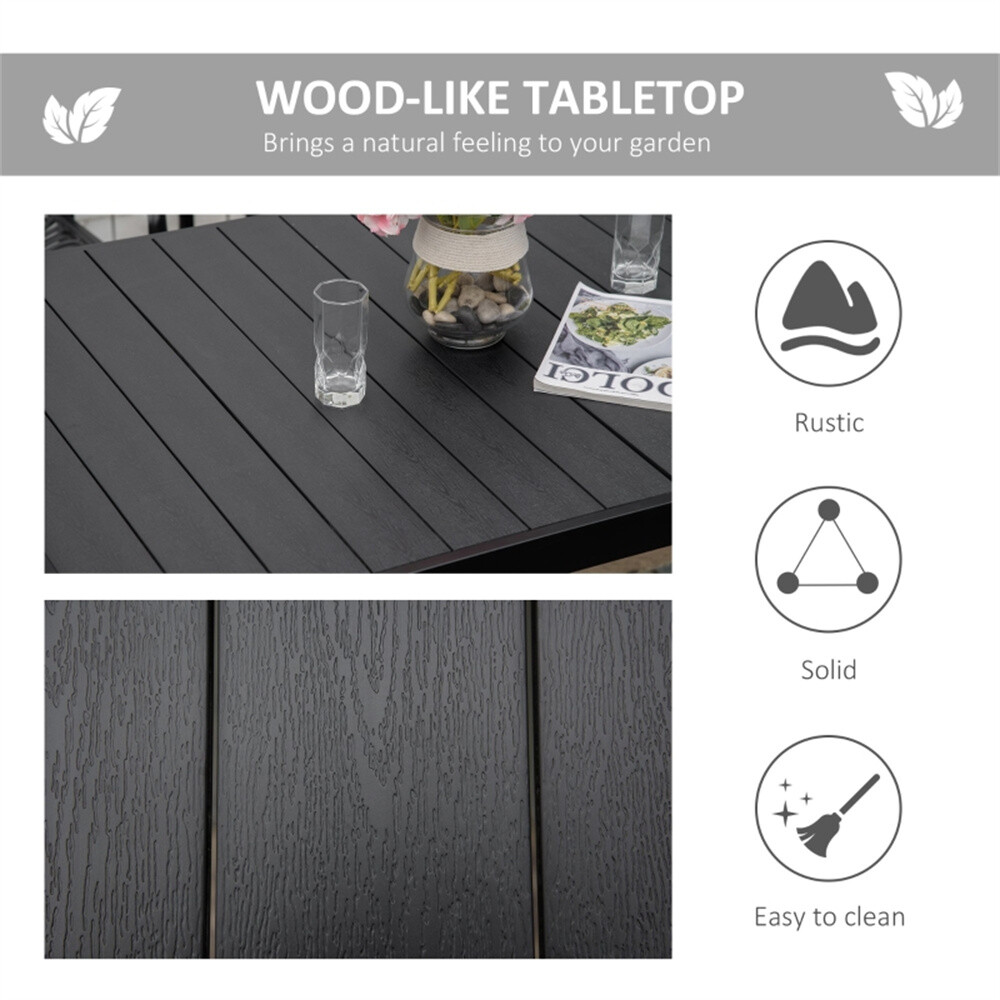 Outdoor Dining Table Adjustable Anti-slip Footpads for Stable A Table