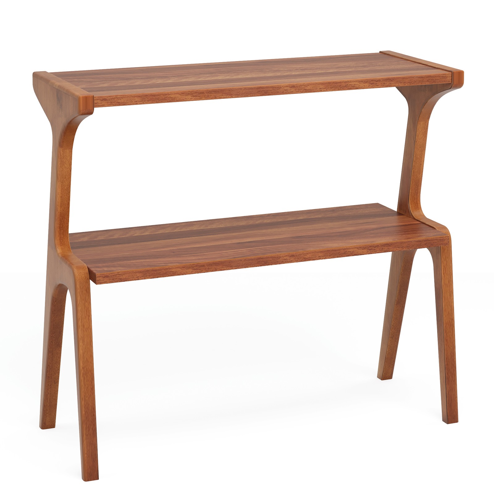 Mid Century Modern 27.56″ Solid Wood End Table – Narrow Farmhouse Side Table