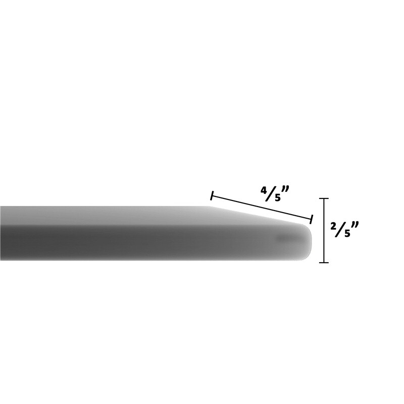 Round Black Tempered Glass Table Top 2/5” 3/8″ Thick Beveled Polished Edge