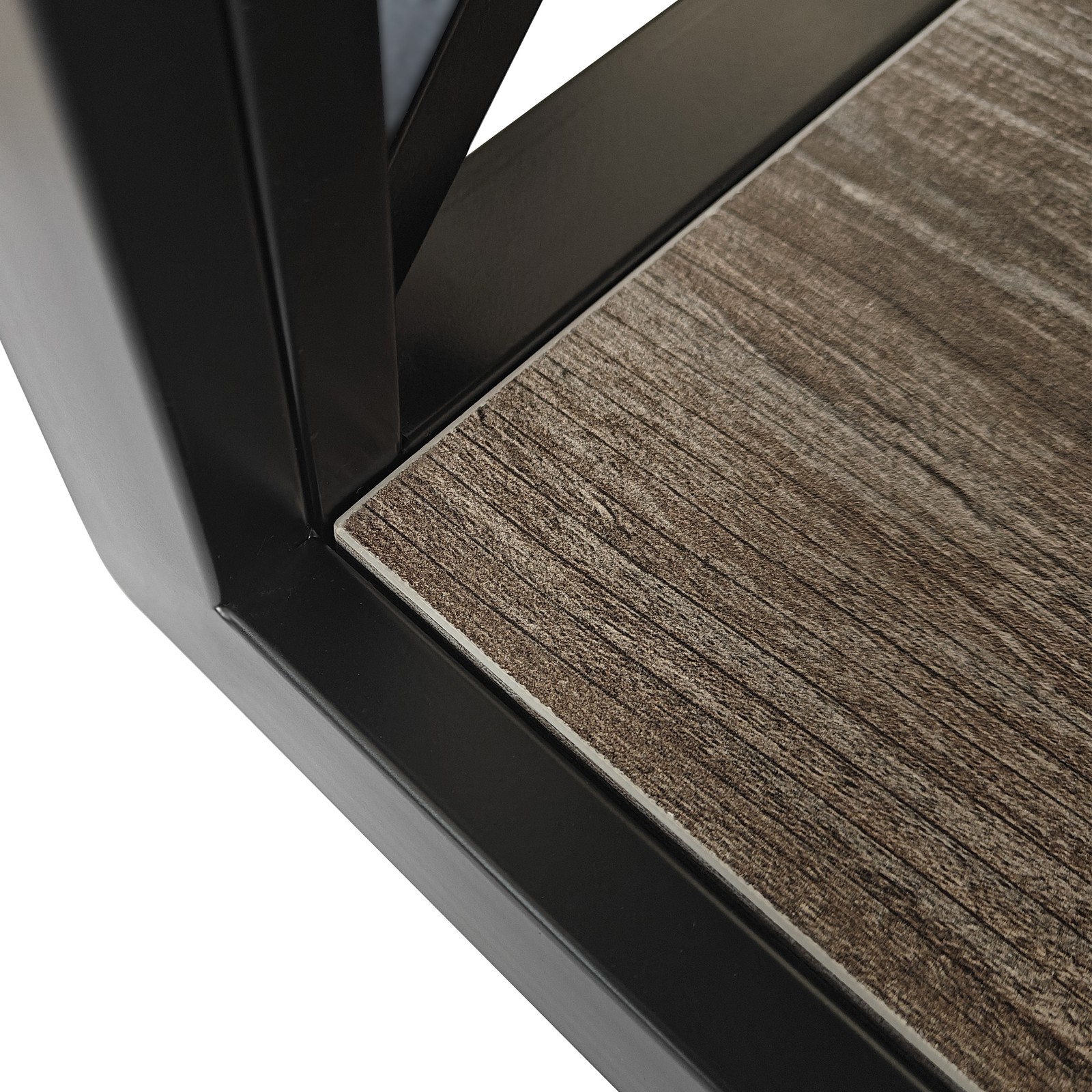 Modern End Table Nightstand Industrial Style Side Table for Bedroom &Living Room