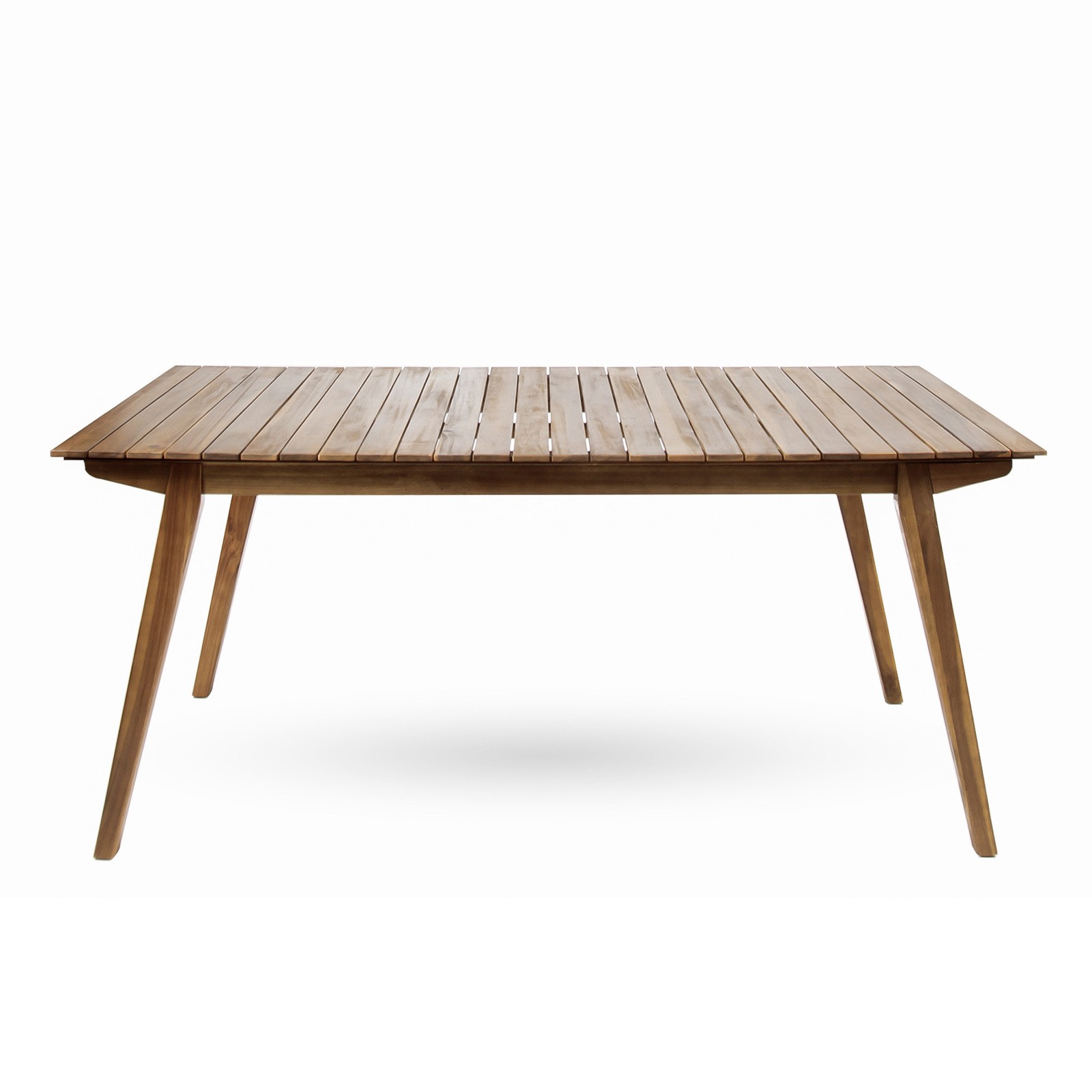 Acacia Wood Outdoor Dining Table 68.5″W x 37.5″D x 30″H